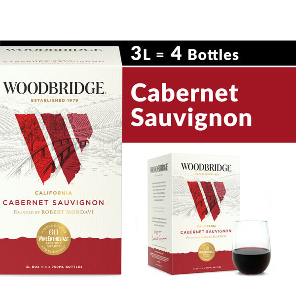 Red Wine Woodbridge Cabernet Sauvignon Red Wine Box hero