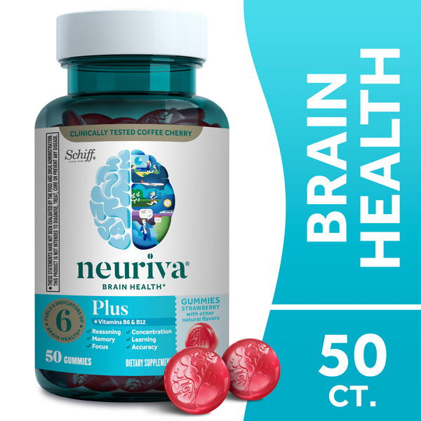 Vitamins & Supplements Neuriva® Plus Brain Health Support Strawberry Gummies, With Phosphatidylserine hero