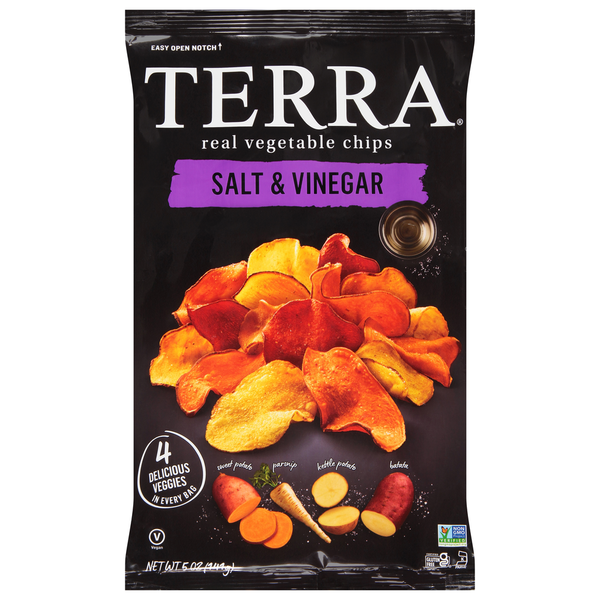 Chips & Pretzels TERRA Vegetable Chips, Real, Salt & Vinegar hero