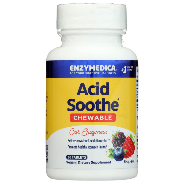 Digestion Enzymedica Acid Soothe Chewable hero