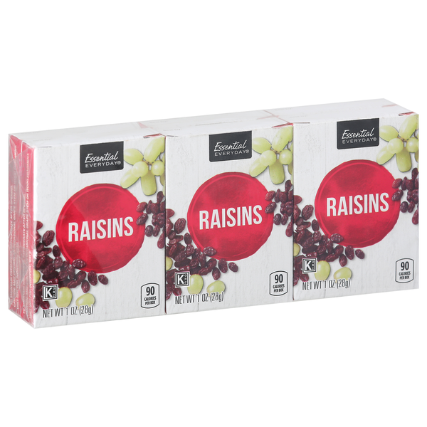 Dried Fruit & Fruit Snacks Essential Everyday Raisins hero