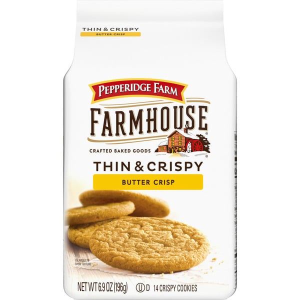 Packaged Cookies Pepperidge Farm Thin & Crispy Butter Crisp Cookies hero