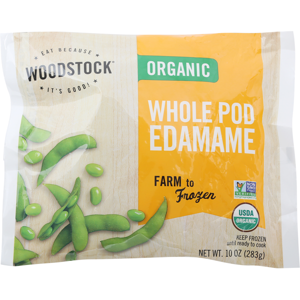 Frozen Produce WOODSTOCK Organic Whole Pod Edamame hero