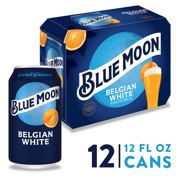 Craft Beer Blue Moon Belgian White Ale Can hero