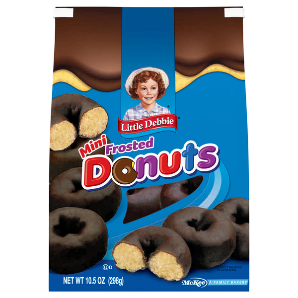 Breakfast Breads, Donuts & More Little Debbie Mini Frosted Donuts hero