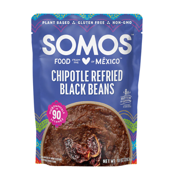 Somos Chipotle Refried Black Beans hero