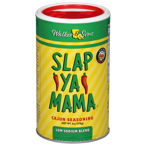 Spices & Seasonings Slap Ya Mama Cajun Seasoning, Low Sodium Blend hero