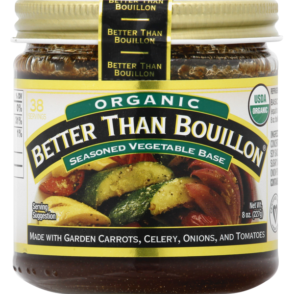 Soup, Broth & Bouillon Better Than Bouillon Vegetable Base, Organic, Seasoned hero