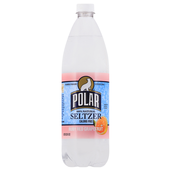 Seltzer & Sparkling Drinks Polar Seltzer  Ruby Red Grapefruit hero