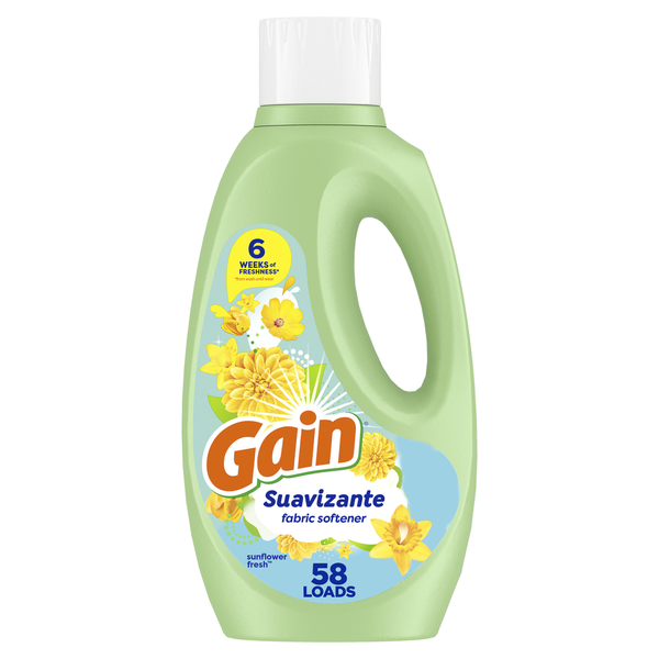 Laundry Gain Suavizante Liquid Fabric Conditioner, 58 loads, Sunflower Fresh hero