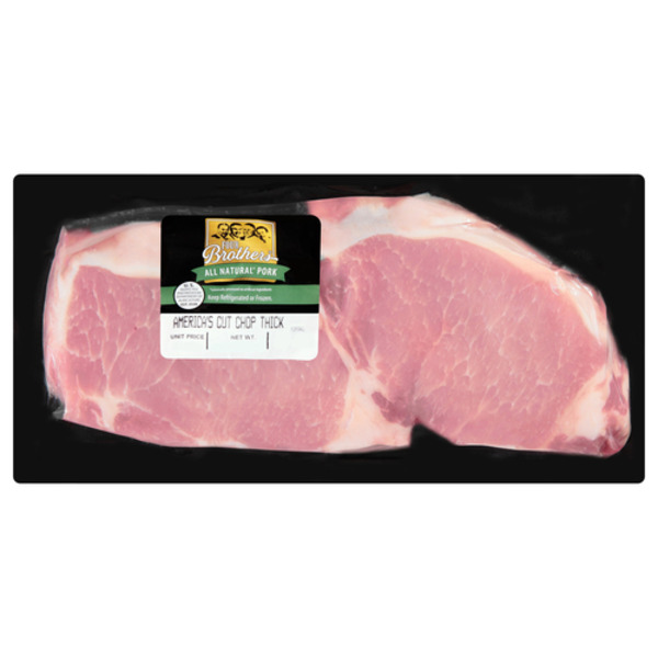 Packaged Meat Prairie Fresh Flavor Seal Natural Boneless American Cut Pork Chops hero