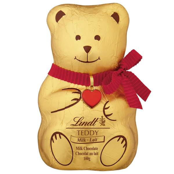 Candy & Chocolate Lindt Milk Chocolate  Bear, 100 Grams hero