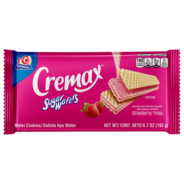 Latino Foods Gamesa Sugar Wafers, Strawberry hero