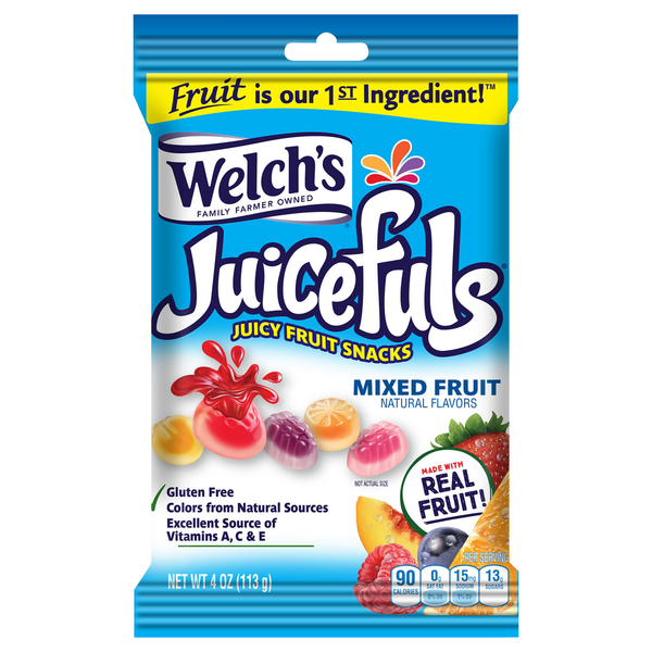 Welch's Juicy Fruit Snacks, Mixed Fruit hero