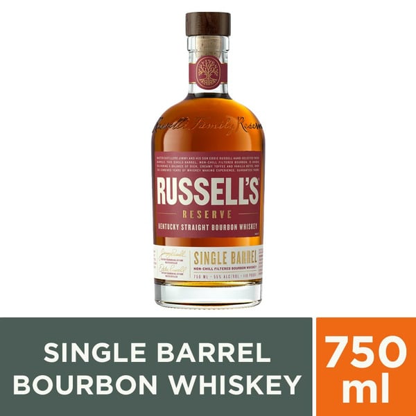 Spirits Russell's Reserve Single Barrel Bourbon hero