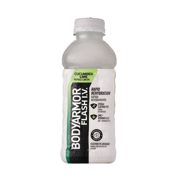 BODYARMOR Flash IV Cucumber Lime Electrolyte Hydration Drink hero