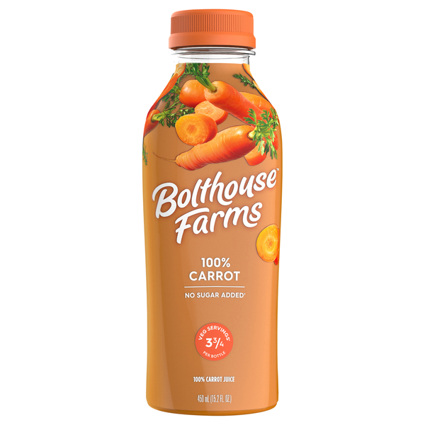 Refrigerated Bolthouse Farms 100% Carrot Juice hero