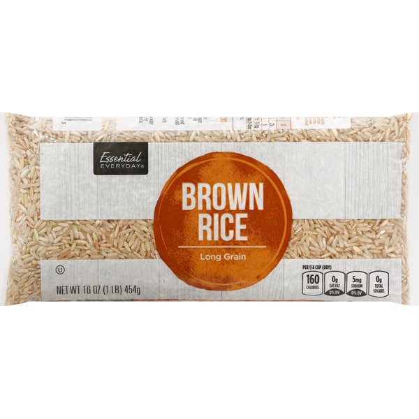 Grains, Rice & Dried Goods Essential Everyday Long Grain Natural Brown Rice hero