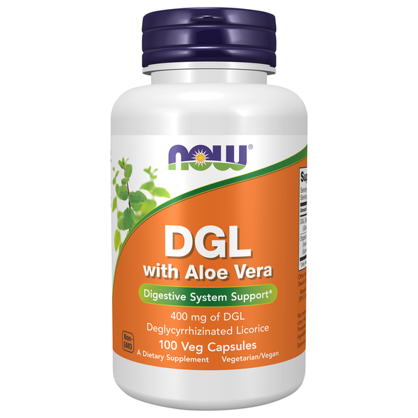 Dietary Supplements NOW DGL with Aloe Vera hero