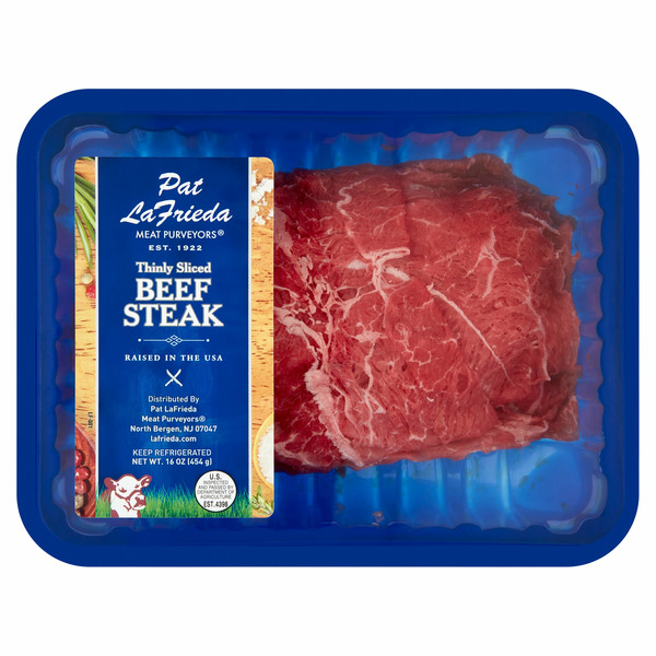 Meat Counter Pat Lafrieda Thinly Sliced Beef Steak hero