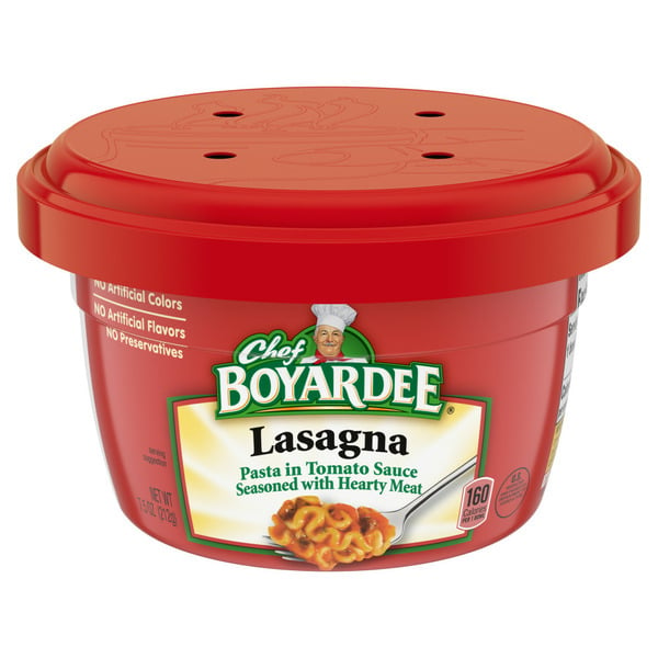 Boxed Meals & Side Dishes Chef Boyardee Lasagna Microwavable Bowl hero