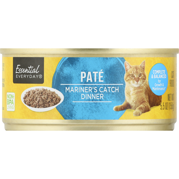 Cat Food & Care Essential Everyday Cat Food, Pate, Mariner's Catch Dinner hero