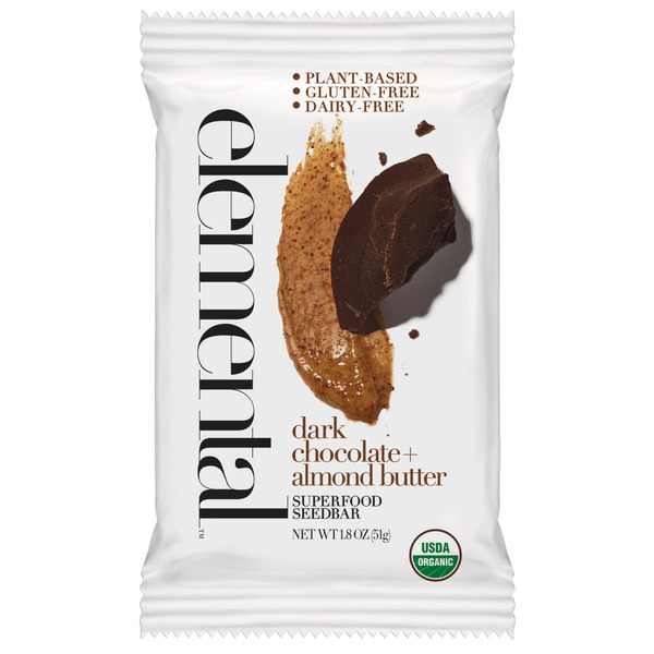 Energy & Granola Bars Elemental Superfood Dark Chocolate Almond Butter Superfood Seedbar hero