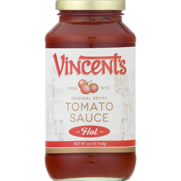 Pasta Sauce Vincent's Sauce, Tomato, Hot hero