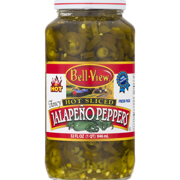 Pickled Goods & Olives Bell-View Jalapeno Peppers, Hot Sliced, Fresh Pack hero