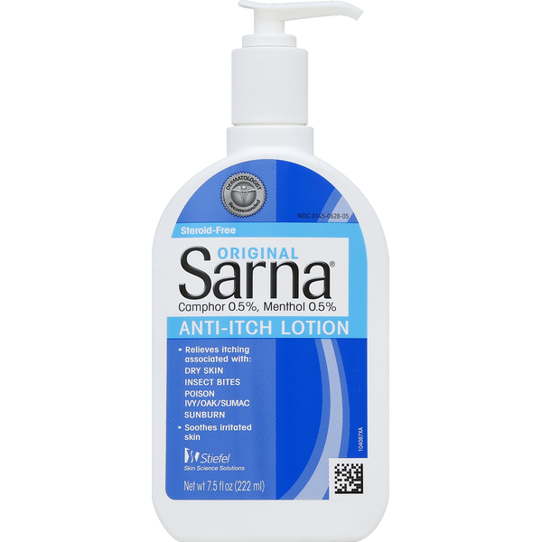 Hand Care Sarna Anti-Itch Lotion, Original hero