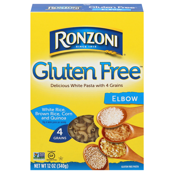 Dry Pasta Ronzoni Elbow, Gluten Free hero