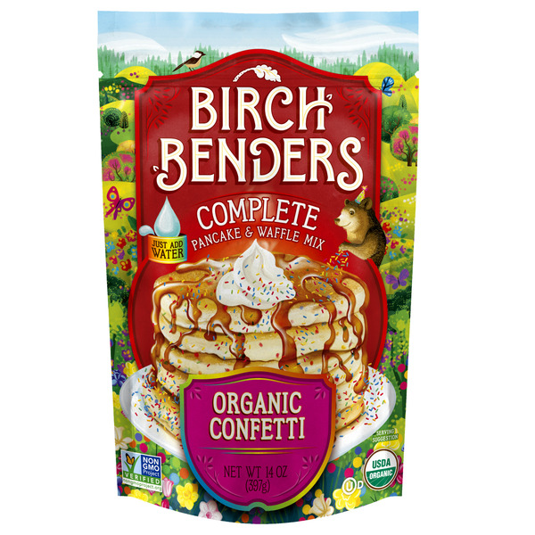 Hot Cereal & Pancake Mixes Birch Benders Organic Confetti Pancake & Waffle Mix hero