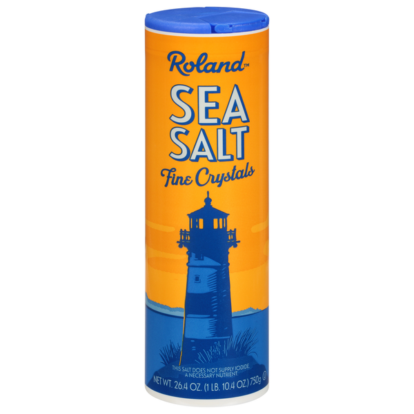 Spices & Seasonings Roland Foods Sea Salt, Fine Crystals hero