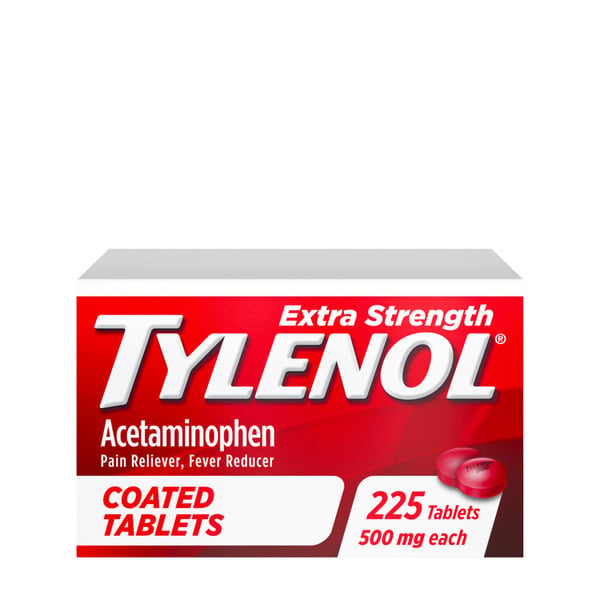 Muscles, Joints & Pain Relief TYLENOL Extra Strength Coated Tablets With Acetaminophen 500Mg hero