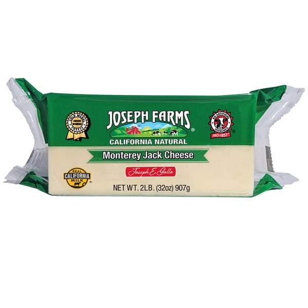 Packaged Cheese Joseph Farms Monterey Jack Cheese hero