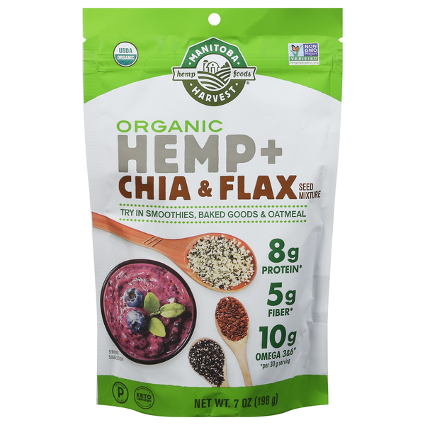 Manitoba Harvest Seed Mixture, Organic, Chia & Flax hero