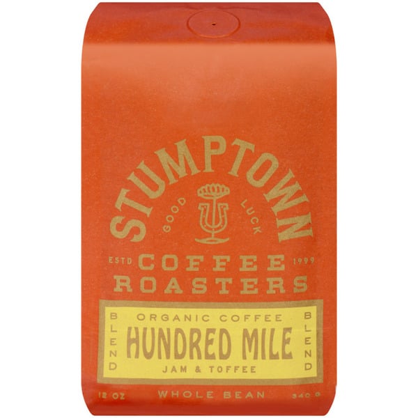 Coffee Grounds and Whole Beans Stumptown Hundred Mile Jam & Toffee Organic Blend Whole Bean Coffee hero