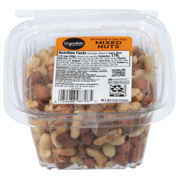 Nuts, Seeds & Dried Fruit Signature SELECT Mixed Nuts, Roasted & Salted hero