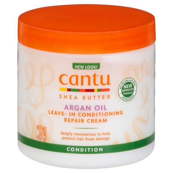 Hair Care Cantu Repair Cream, Leave-In Conditioning, Argan Oil, Shea Butter hero