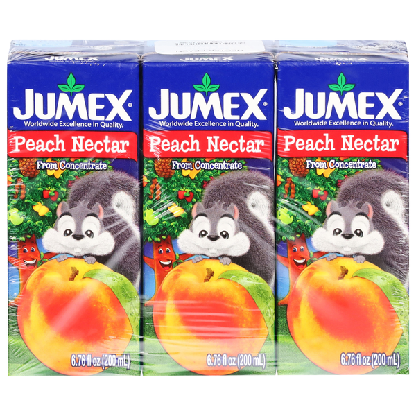 Refrigerated Jumex Nectar, from Concentrate, Peach hero