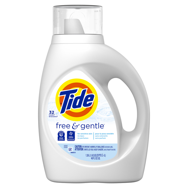 Laundry Tide Free & Gentle Liquid Laundry Detergent, 32 loads hero