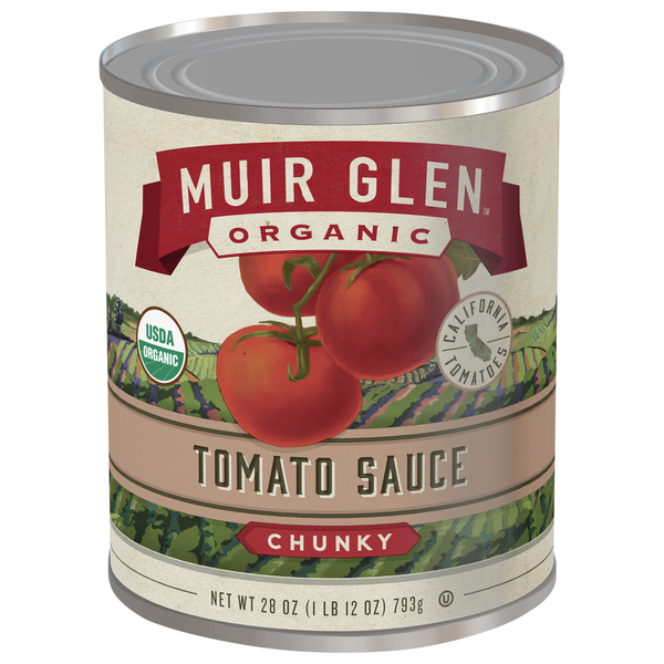 Canned & Jarred Vegetables Muir Glen Tomato Sauce, Chunky hero