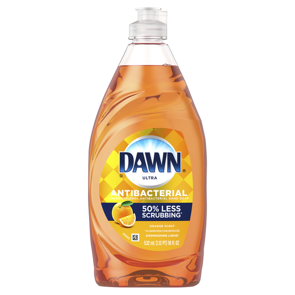 Dish Detergents Dawn Ultra Antibacterial Dishwashing Liquid Dish Soap, Orange hero