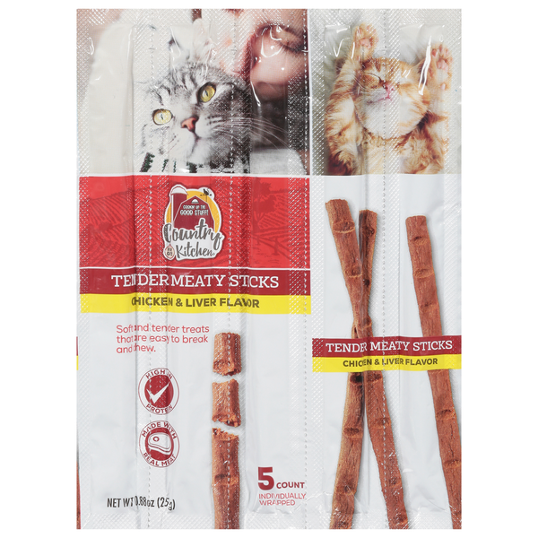 Cat Food Country Kitchen Tender Meaty Sticks, Chicken & Liver Flavor hero