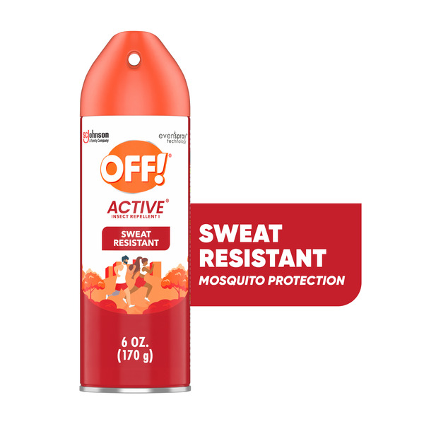 Pest Control Off! Active Insect Repellent, Sweat Resistant Mosquito Spray hero