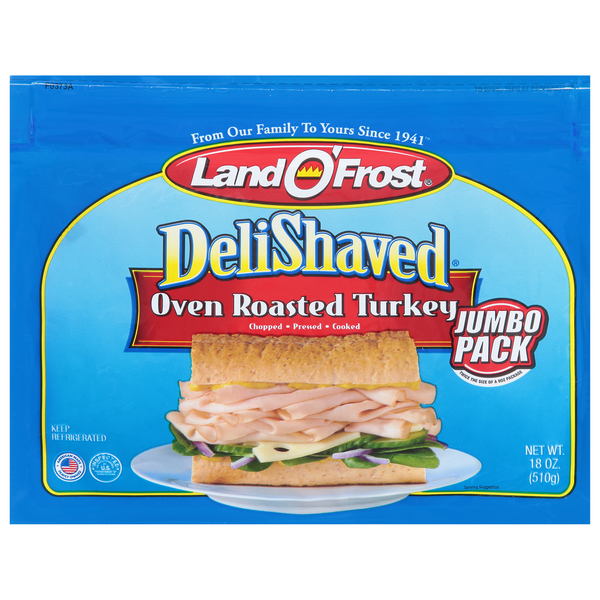 Packaged Poultry Land O’Frost Turkey, Oven Roasted, Jumbo Pack hero