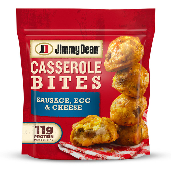 Frozen Breakfast Jimmy Dean Sausage Egg and Cheese Casserole Bites hero