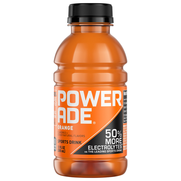 Water, Seltzer & Sparkling Water POWERADE Sports Drink, Orange hero