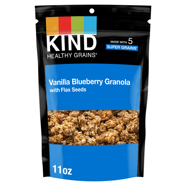 Cereal KIND Healthy Grains Clusters Vanilla Blueberry Flax Seed hero