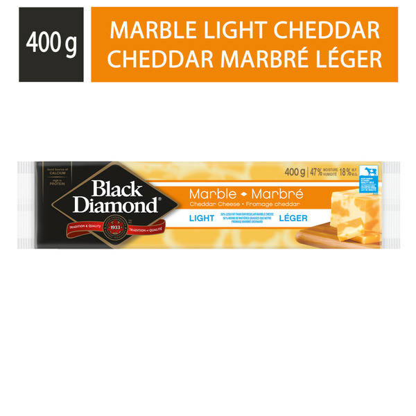 Packaged Cheese Black Diamond Light Cheese Marble Cheddar hero